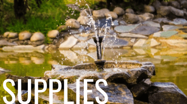 pond supply articles