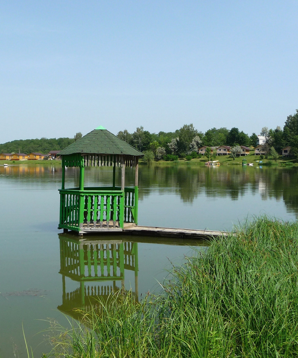 Pond dock idea 8