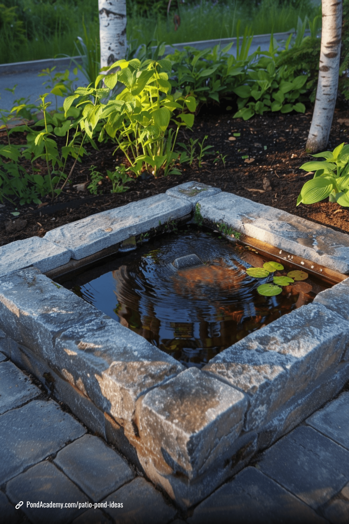 Patio pond idea 1