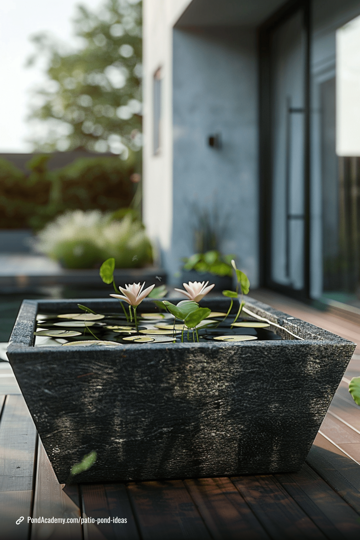 Patio pond idea 10