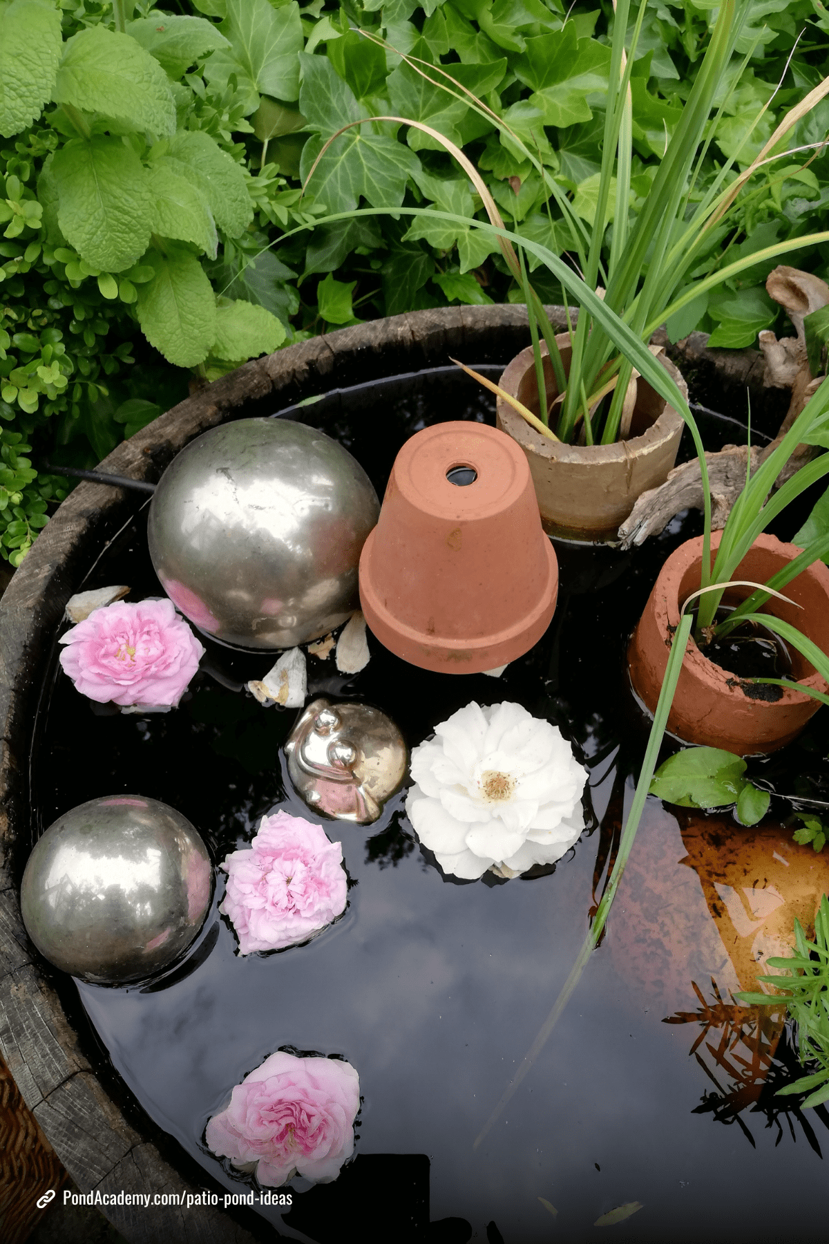 Patio pond idea 12