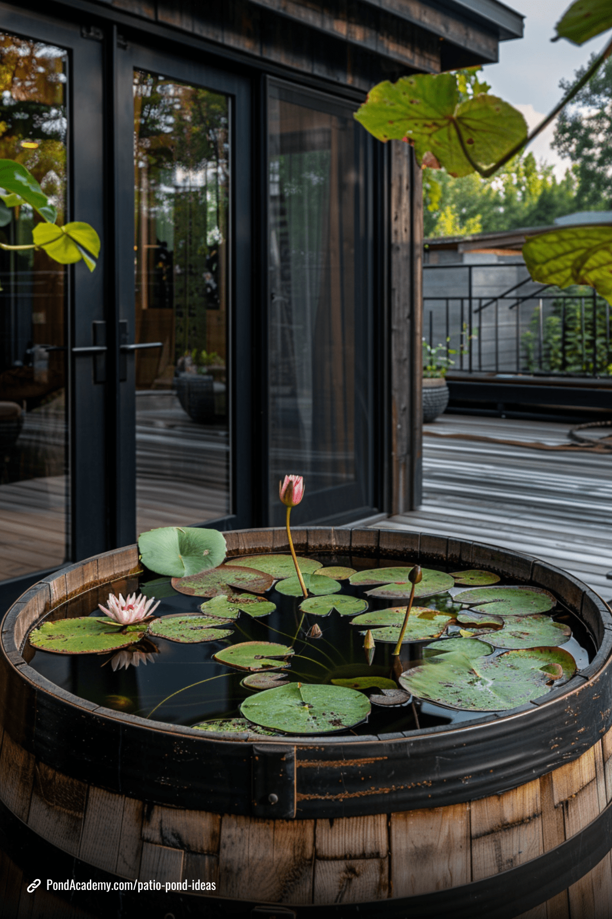 Patio pond idea 4