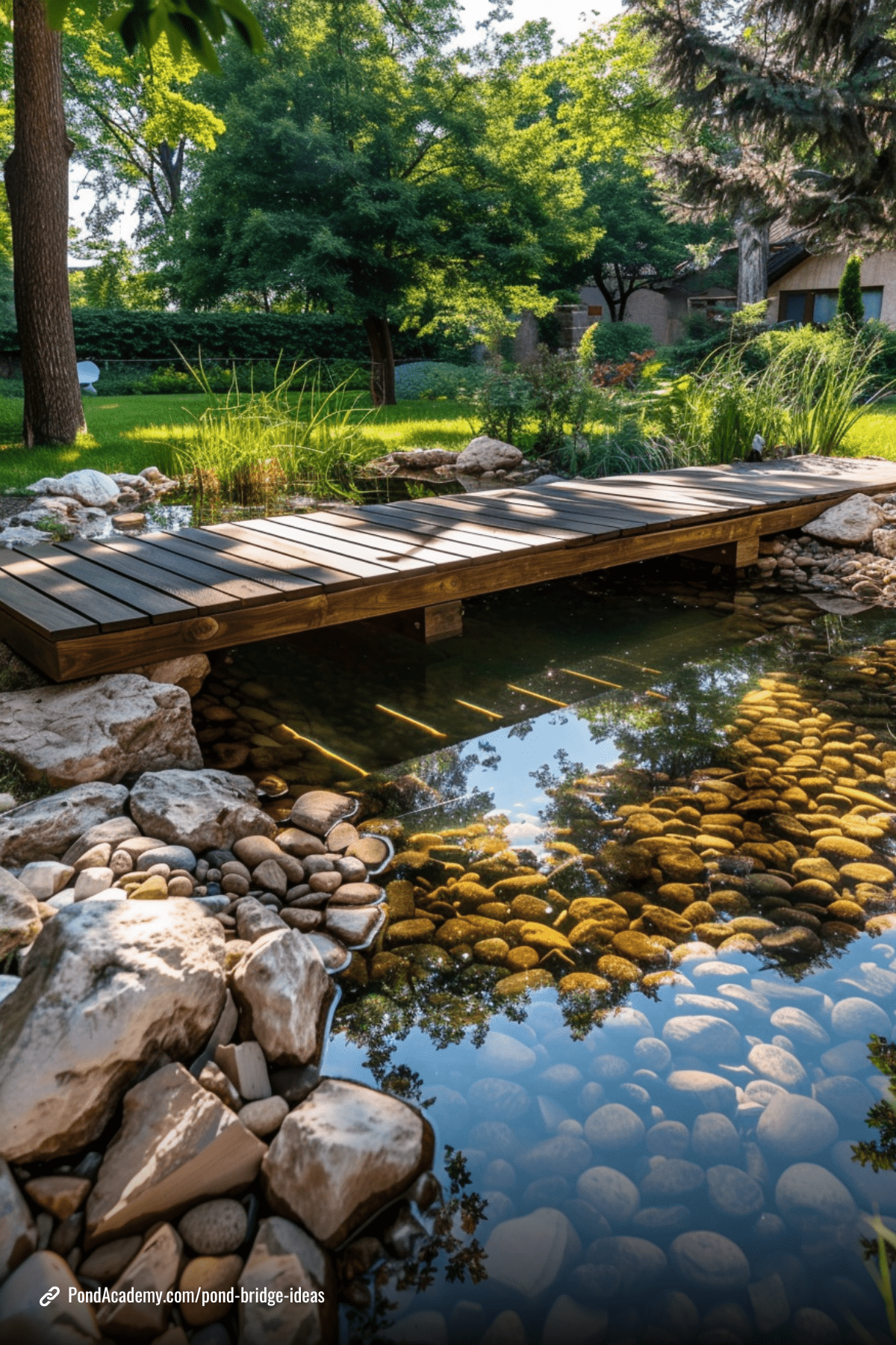 Pond bridge idea 10