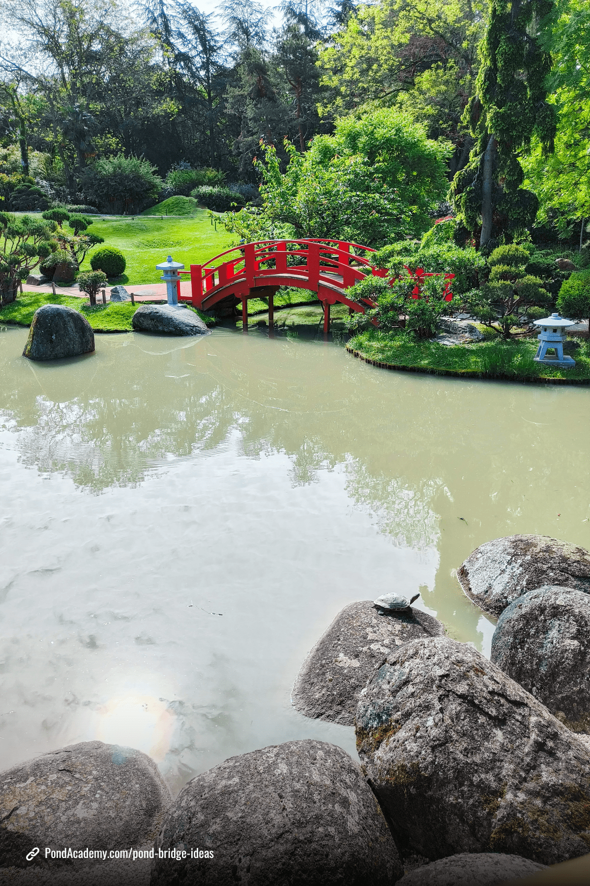 Pond bridge idea 11