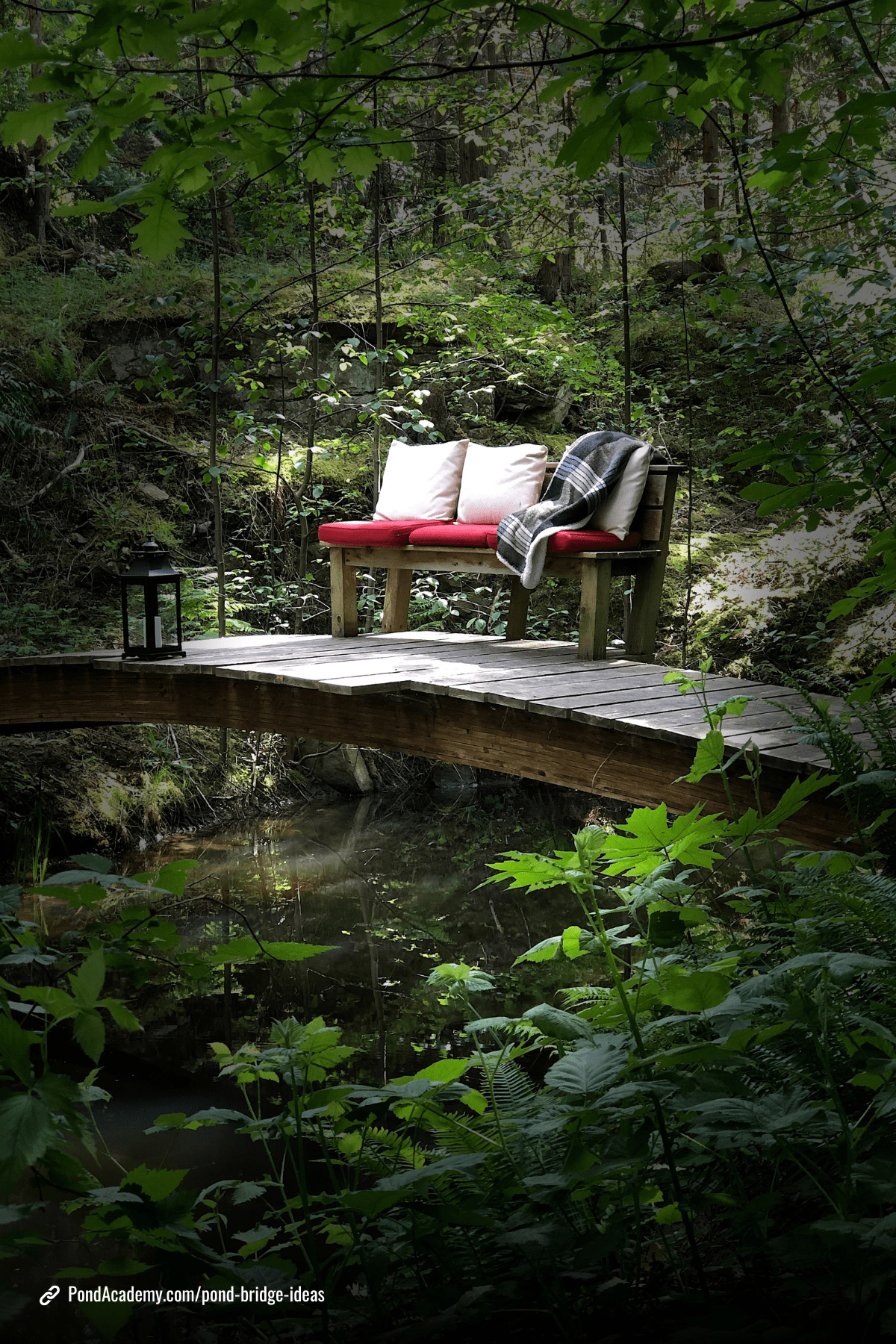 Pond bridge idea 12