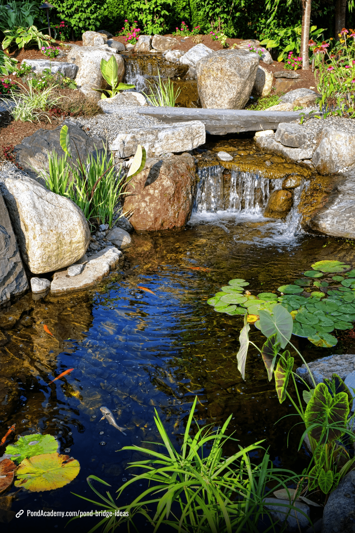 Pond bridge idea 14