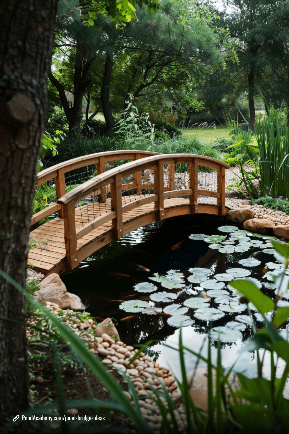 Pond bridge idea 22