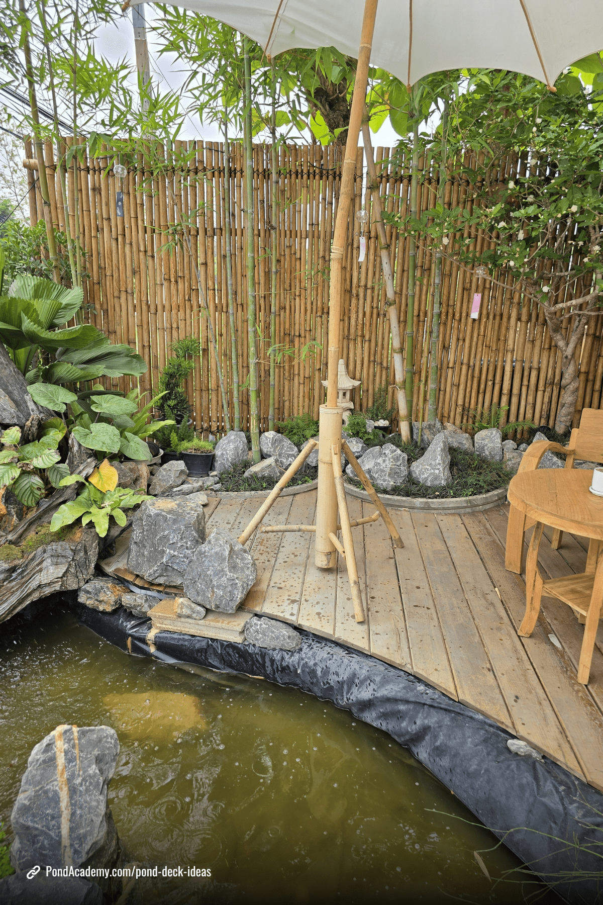 Pond deck idea 11