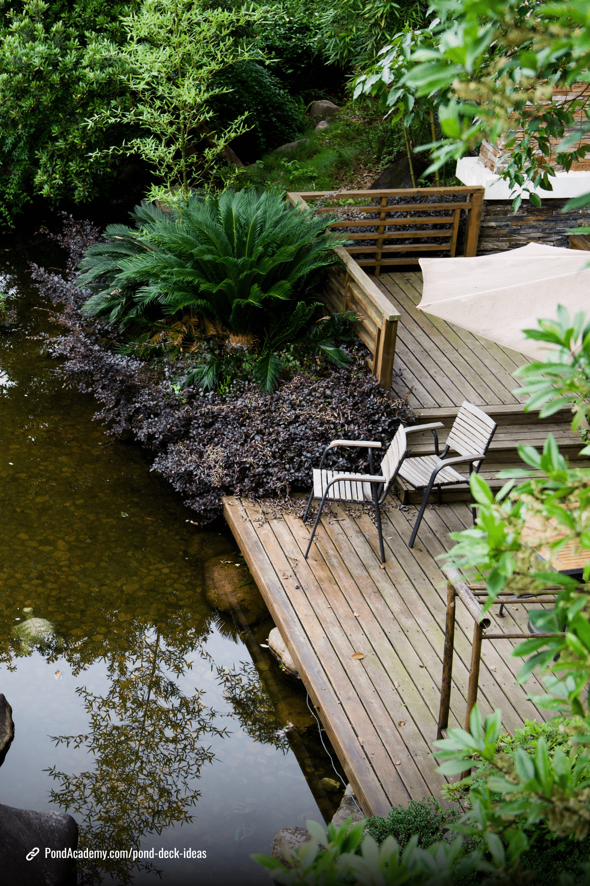 Pond deck idea 15
