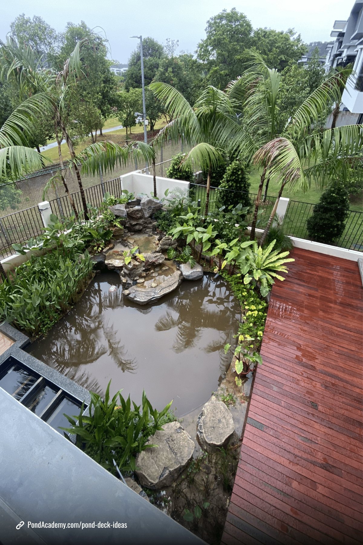 Pond deck idea 16