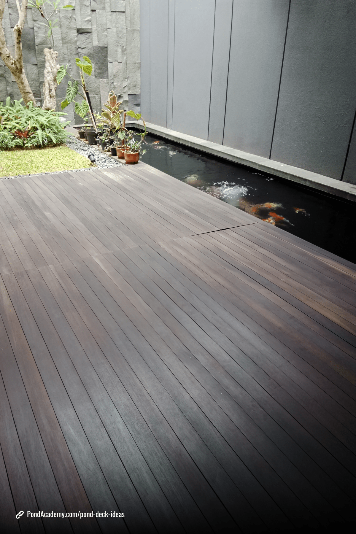Pond deck idea 17