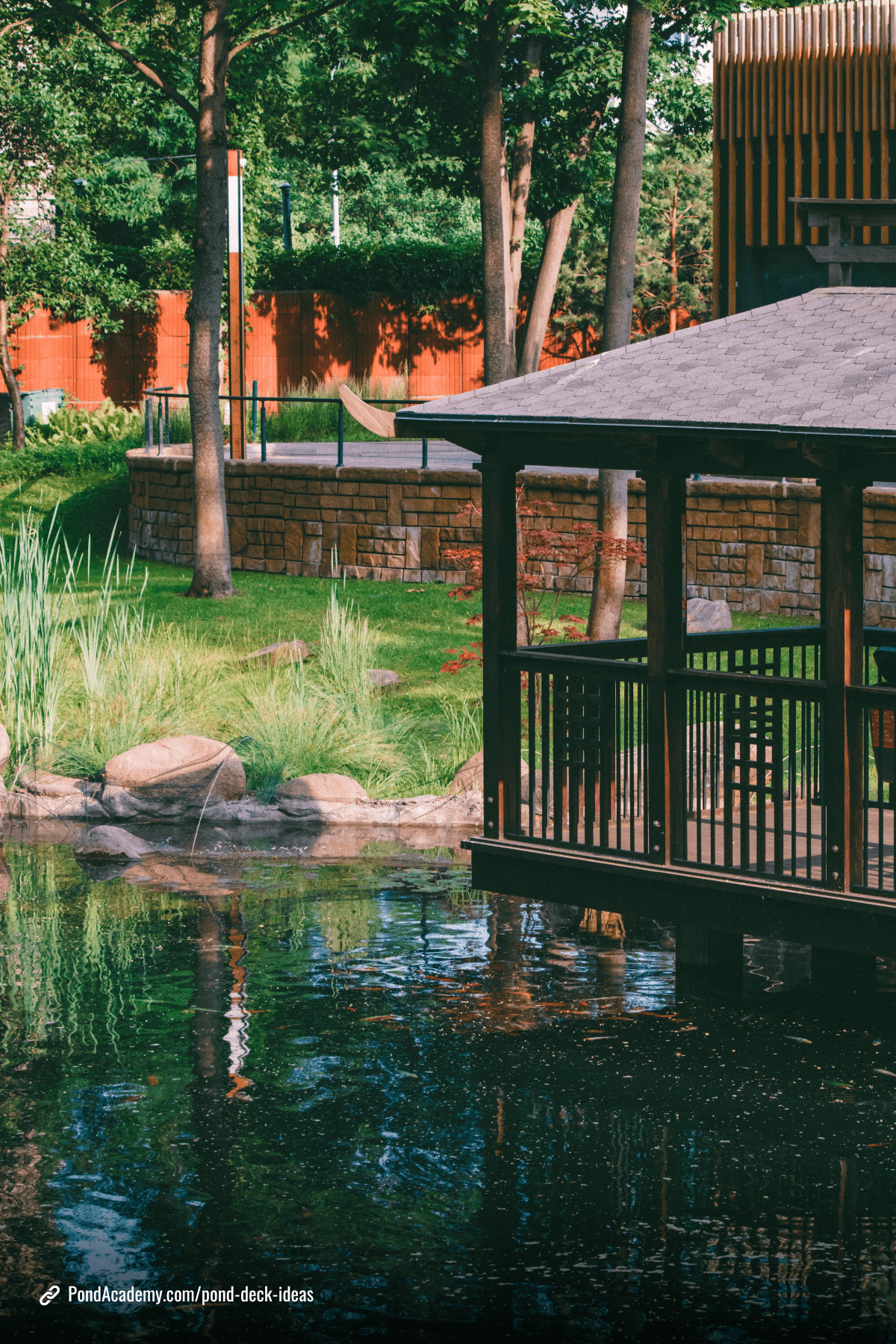 Pond deck idea 18