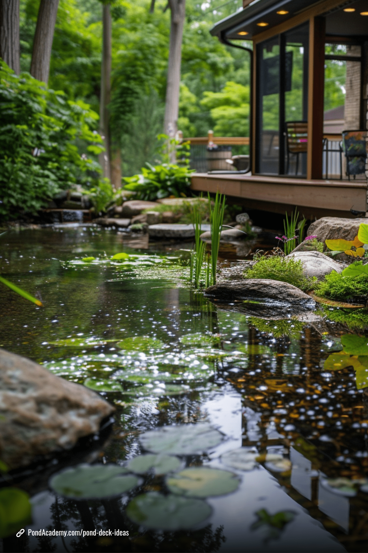 Pond deck idea 19