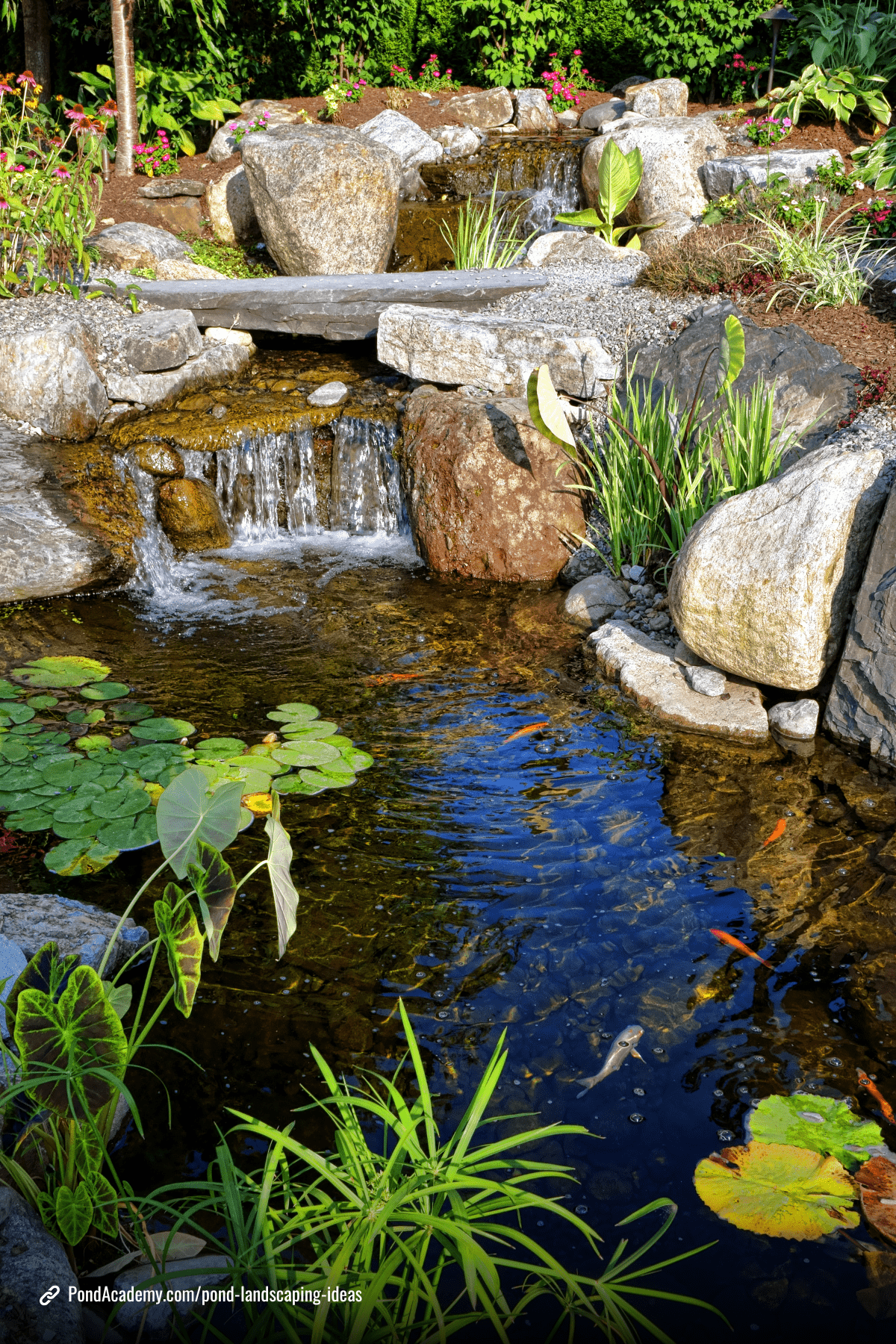 Pond landscaping idea 10