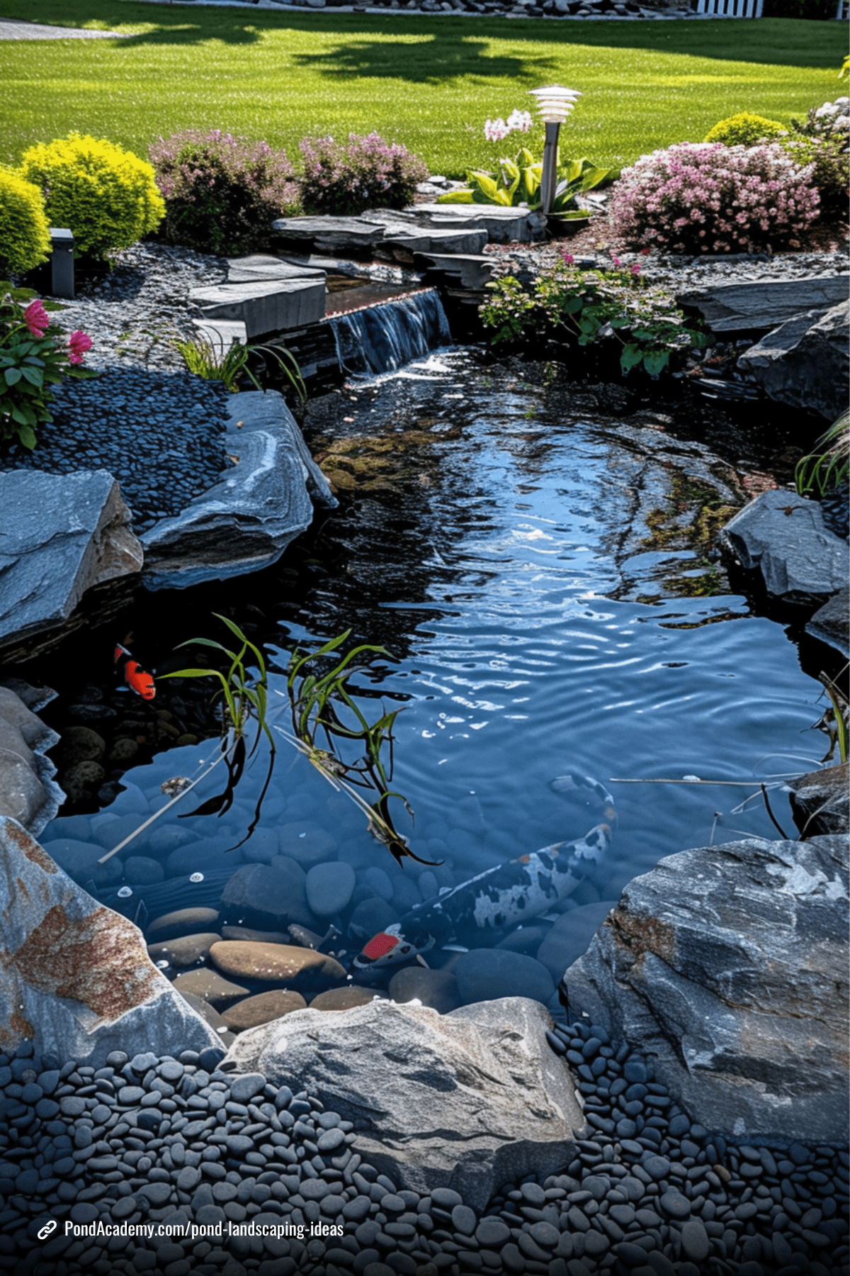 Pond landscaping idea 20