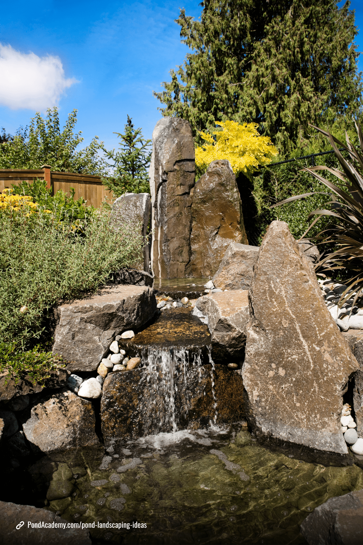 Pond landscaping idea 21