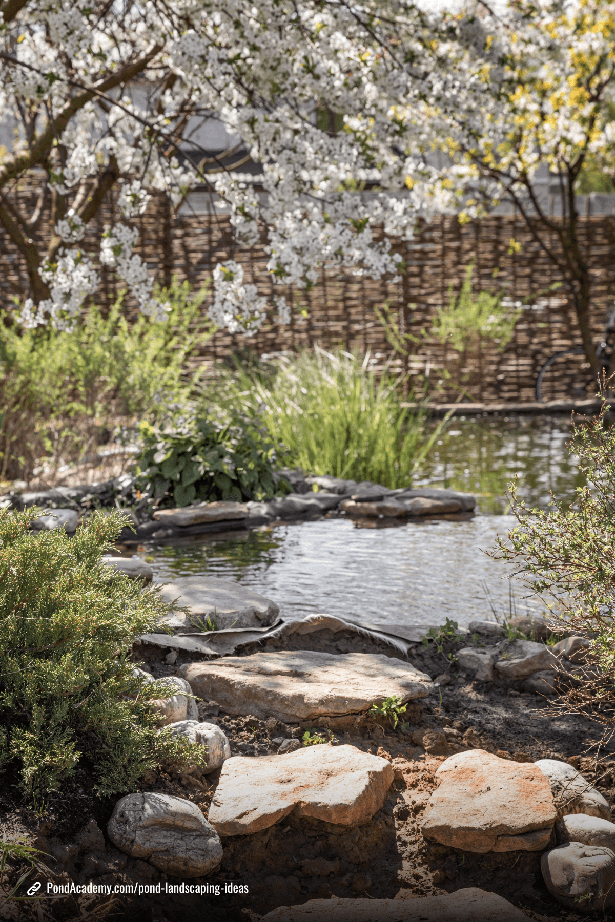 Pond landscaping idea 23