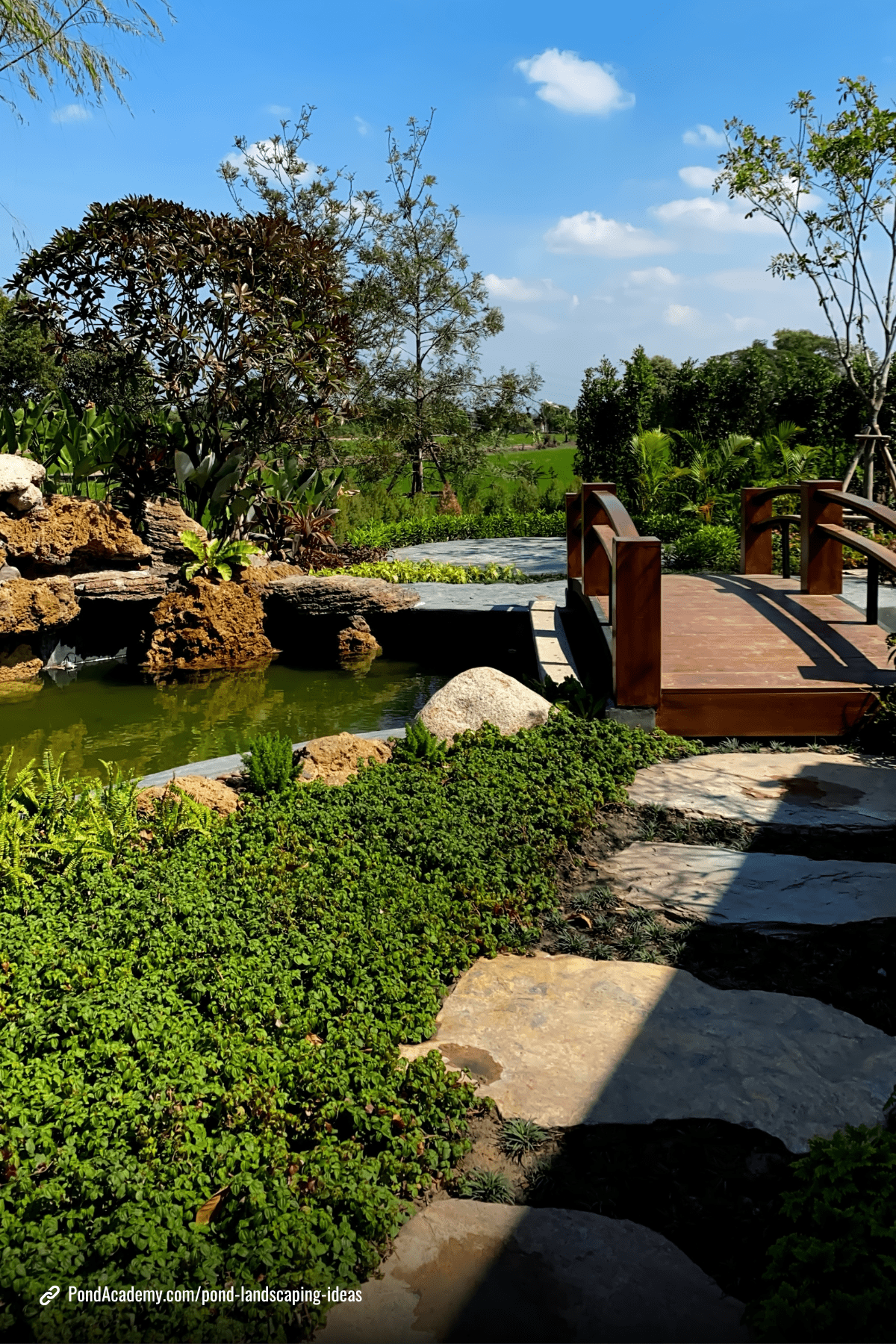 Pond landscaping idea 25