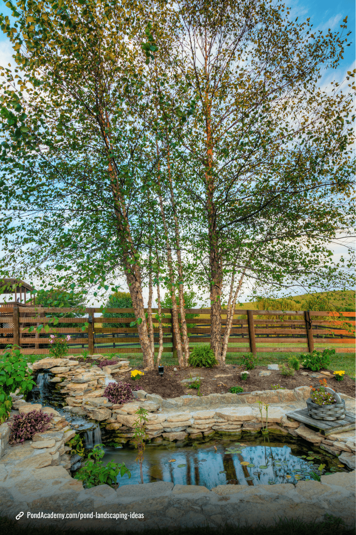 Pond landscaping idea 26