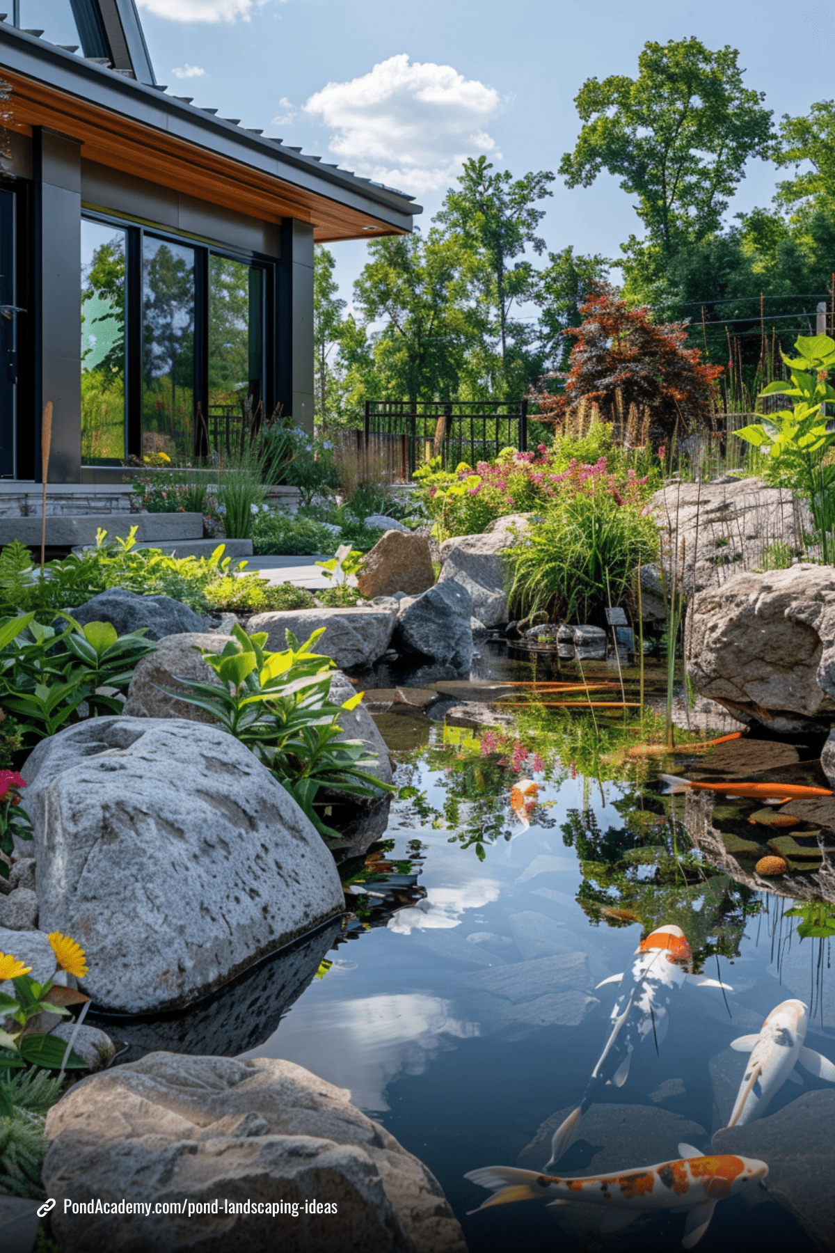 Pond landscaping idea 27