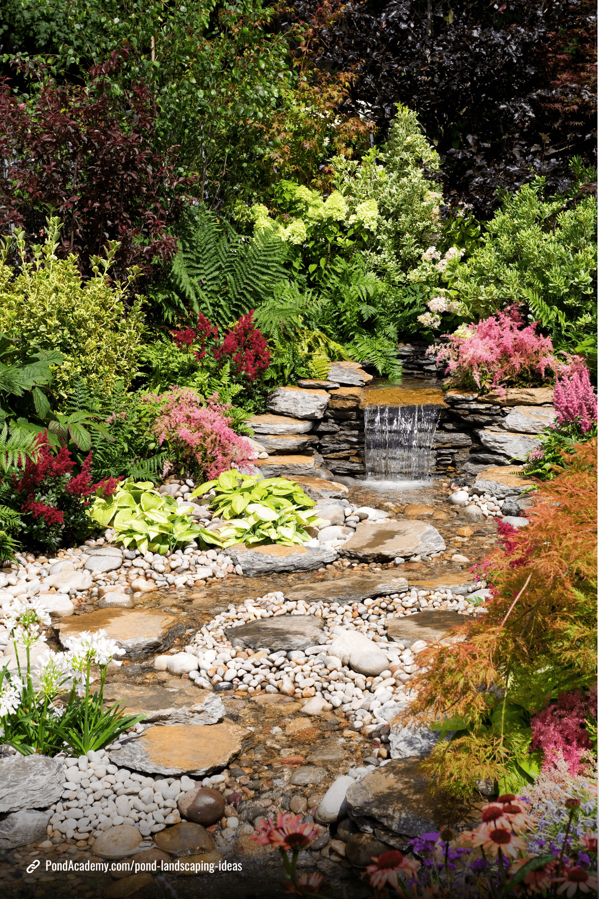 Pond landscaping idea 3