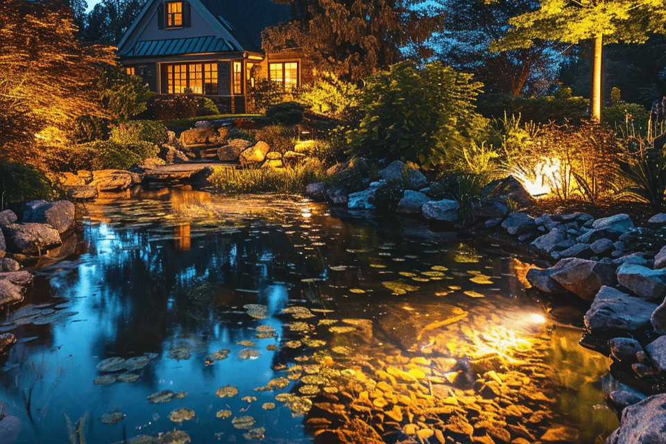 Pond Lighting Idea 10