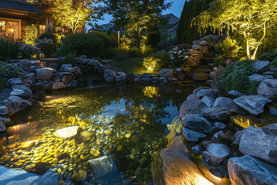 Pond Lighting Idea 12