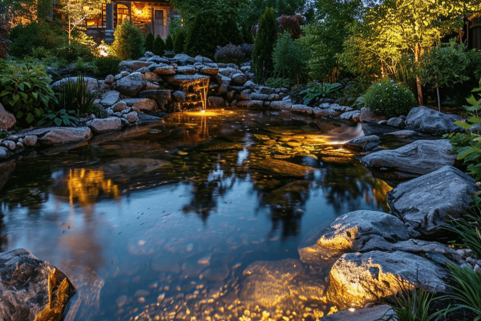 Pond Lighting Idea 13