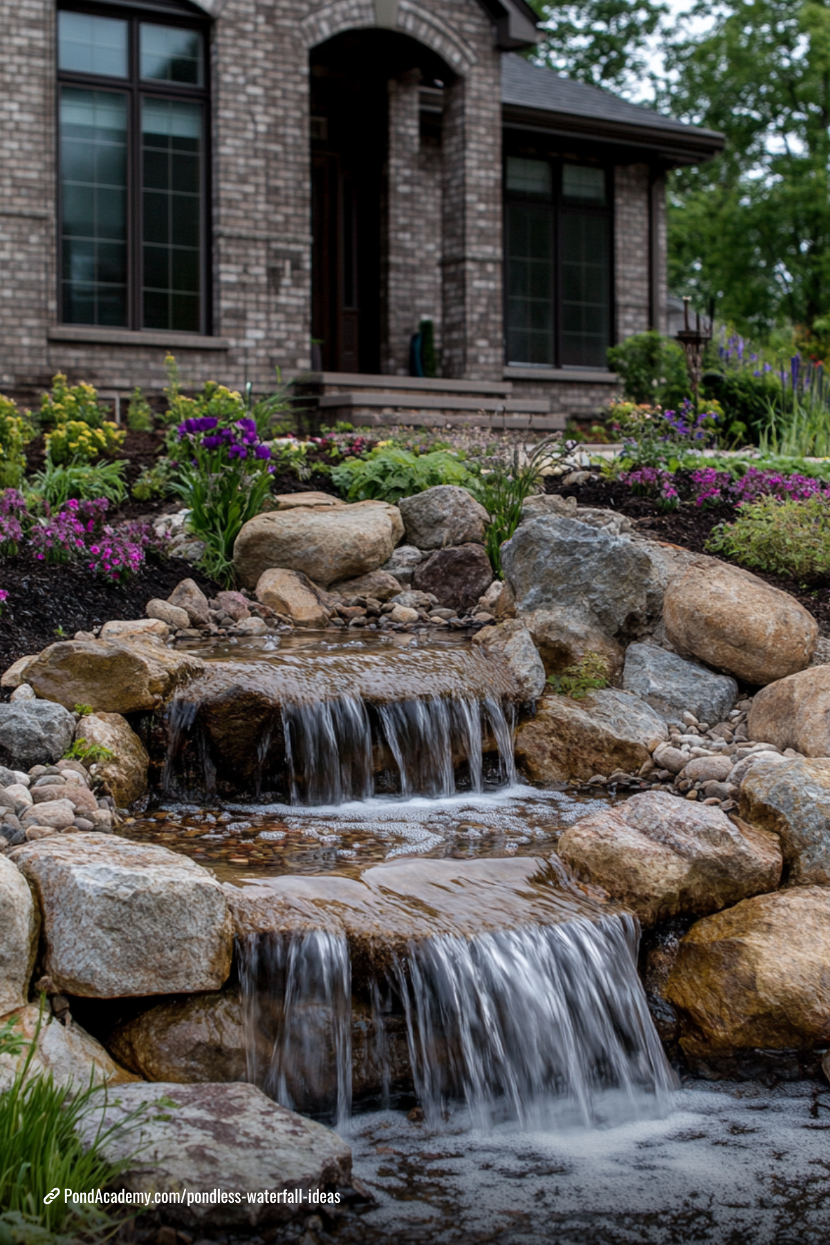 Pondless waterfall idea 23