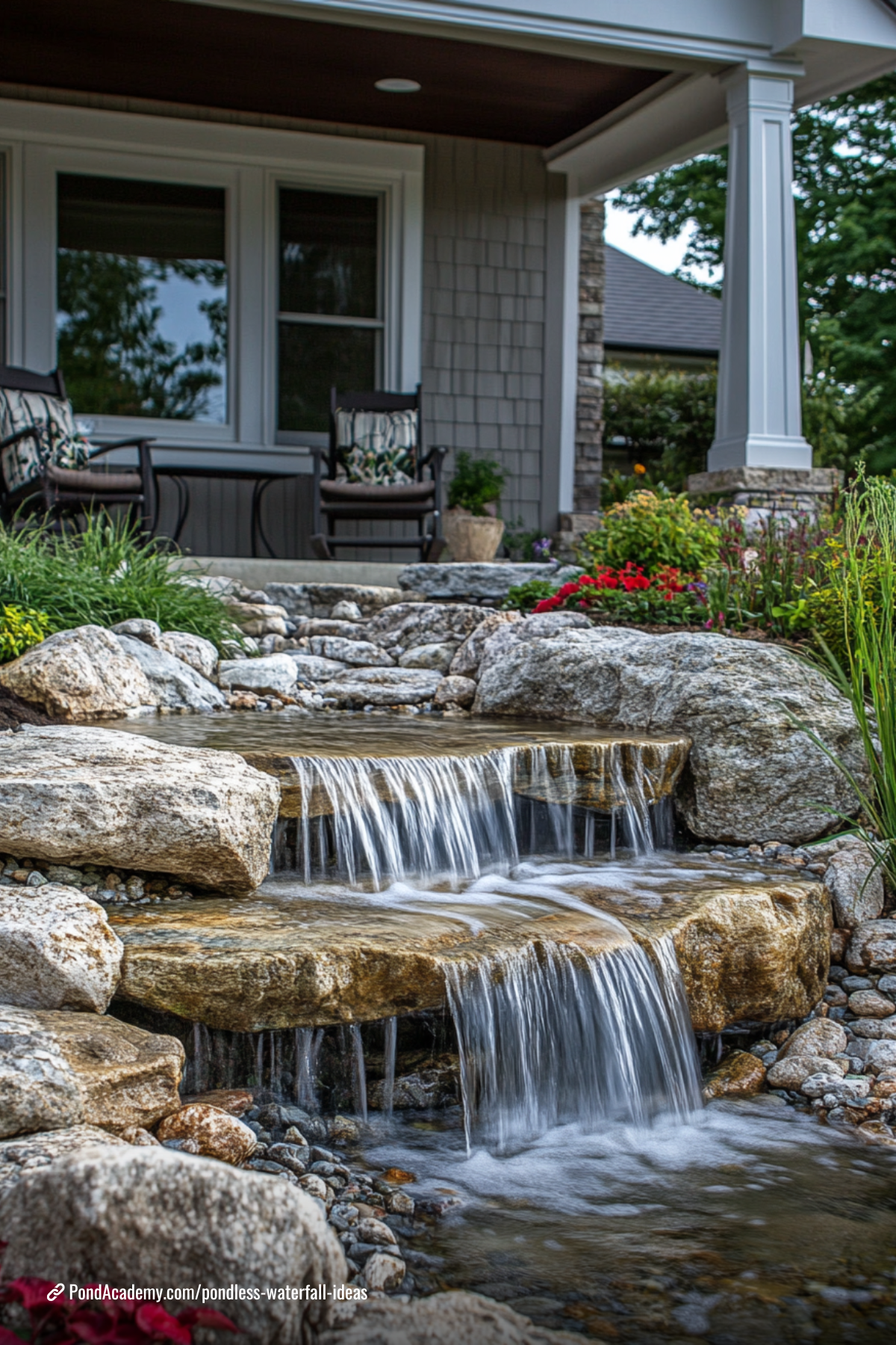 Pondless waterfall idea 24