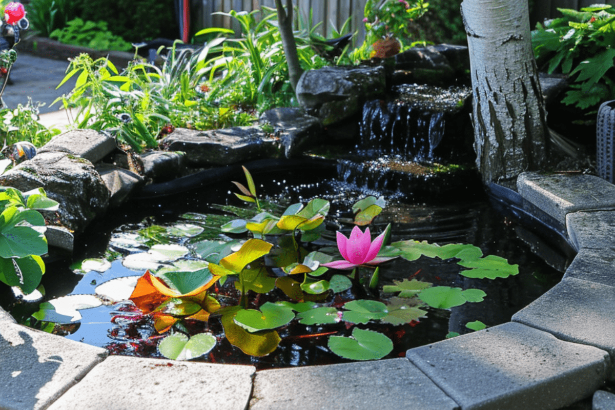 Raised garden pond idea 1