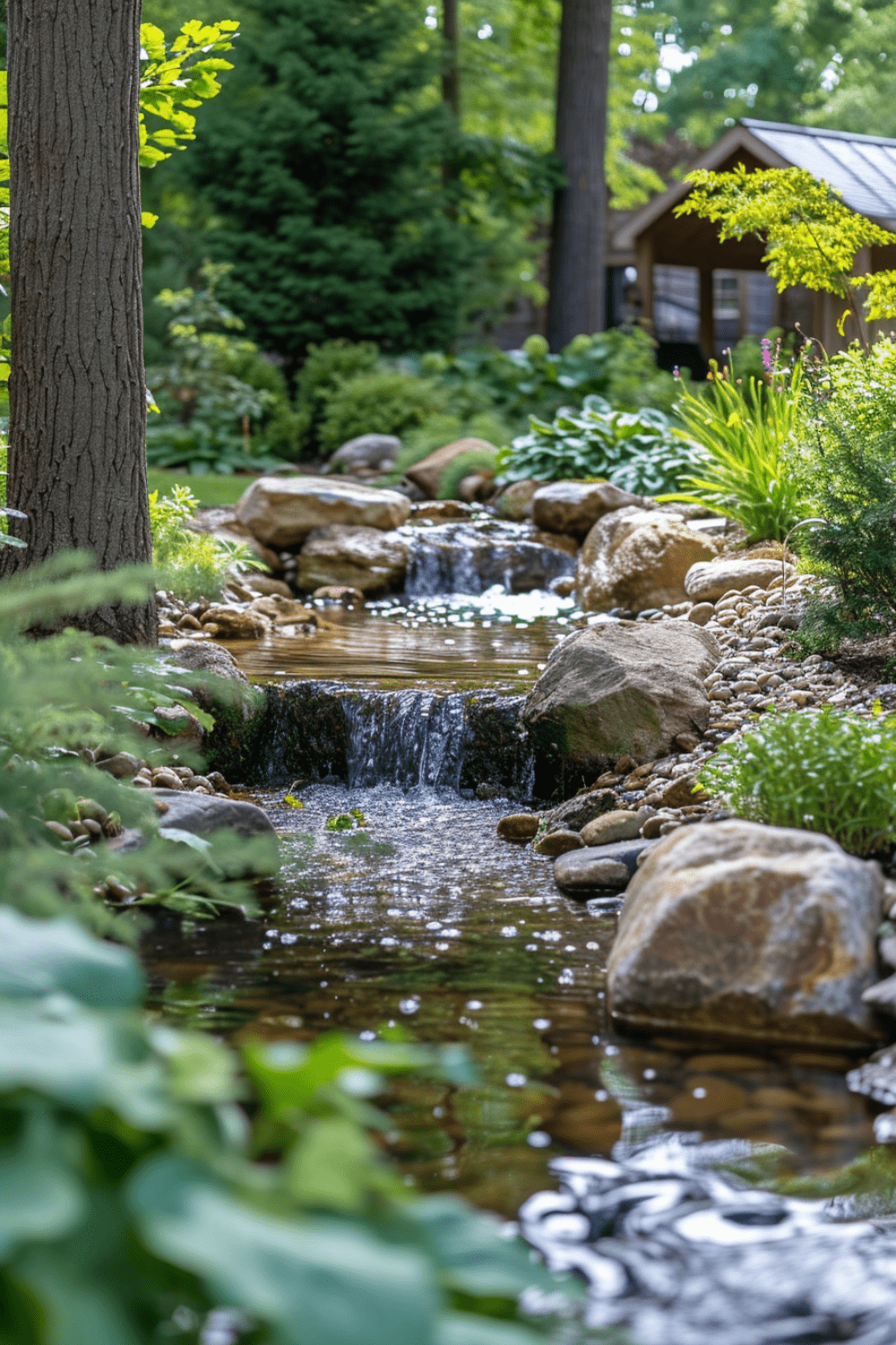 Backyard stream idea 1
