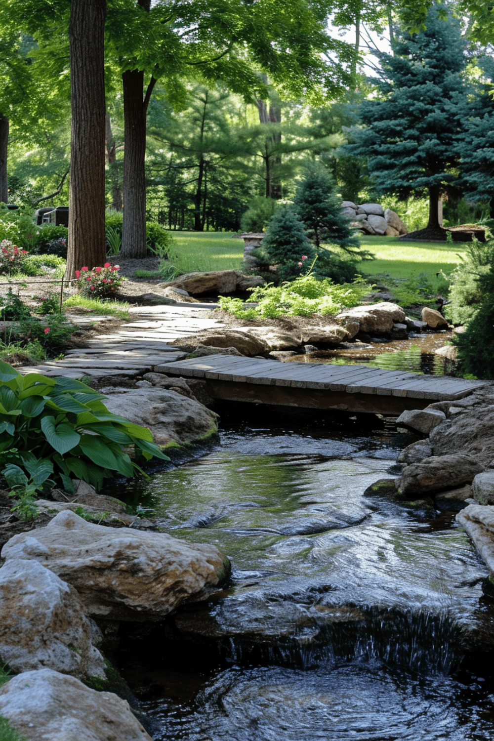 Backyard stream inspiration 5